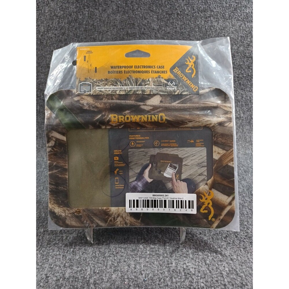 Browning Real Tree 7x9.5" Waterproof Electronic Map Case Touch Screen Protection